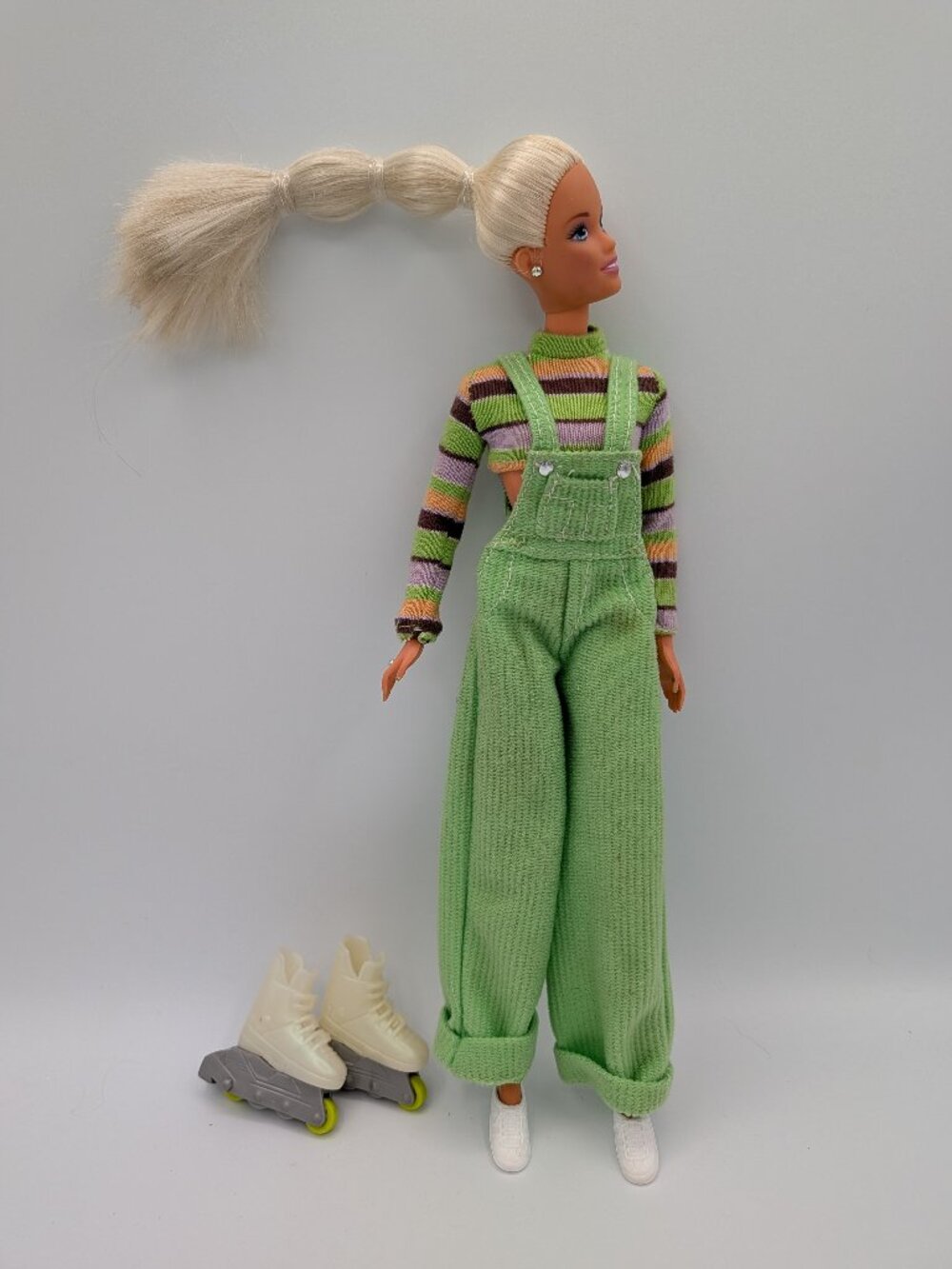 1995 "In-Line Skating" Barbie (Redressed in 1997 "Extreme Green" Fashion)